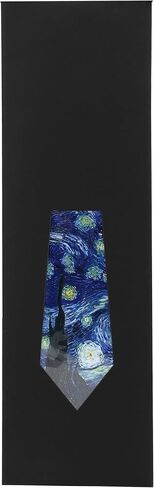 Tie Night Art Tie - Van Gogh Painting Necktie للرجال | هدية فنية للمعلمين والفنانين ومحبي المتحف in Saudi Arabia