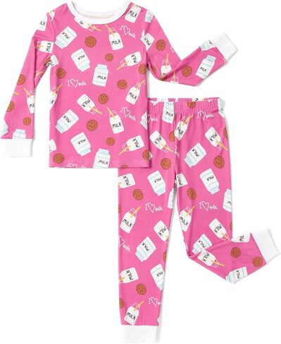 Patpat Baby Pajama مجموعات مع Bamboo Viscose ، Snug Fit Cooling PJs for Girls Boy in Kuwait