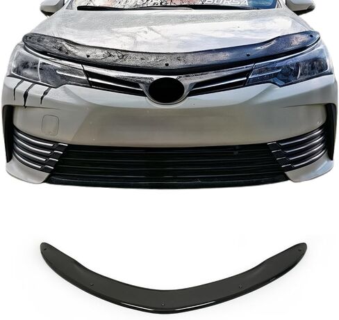 OMAC Front Bug Shield Hood Deflector for Toyota Corolla Sedan 2014-2019 Black Smoke in Saudi Arabia
