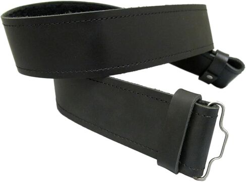 REAL HANDMADE MEN'S LEATHER CELTIC EMBOSSED BELT VELCRO FIT FOR KILT in Kuwait