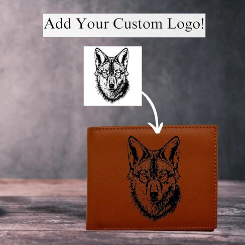 Personalized Wallet for Men, Custom RFID Leather Wallet, Engraved Genuine Leather Custom Wallet, Great Anniversary Gift For Him, Husband, Boyfriend, Men, Father, Dad, Grandpa, Wedding in Kuwait