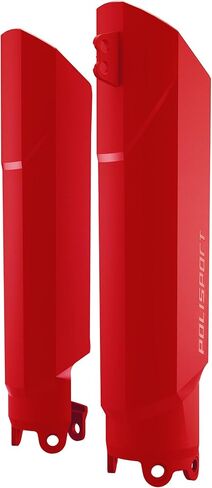 Polisport Full Wrap Fork Guards for Beta RR 125/200/250/300 2T 2019-2026 | High-Impact Polypropylene, OEM Fit, Red, Durable Enduro Fork Protection in Kuwait