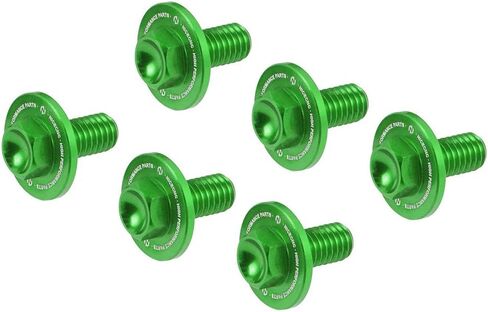 NiceCnc Green 4NM البراغي الغطاء امتصاص الصدمات متوافقة مع Kawasaki KX80/85 98-13 KX125/250 2005-2008 KX250F 05-18 KX250 19-22 KX450F 05-18 KX450 19-22 KLX300R 20-22 in Kuwait
