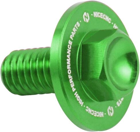 NiceCnc Green 4NM البراغي الغطاء امتصاص الصدمات متوافقة مع Kawasaki KX80/85 98-13 KX125/250 2005-2008 KX250F 05-18 KX250 19-22 KX450F 05-18 KX450 19-22 KLX300R 20-22 in Kuwait