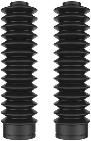Polisport Fork Boots Enduro 215x28-حراس شوكة دراجة نارية شبيهة بالمطاطية للحماية المتفوقة ، يناسب نماذج الدراجات المختلفة ، 215 مم × 28 مم × 50 مم أسود in Saudi Arabia