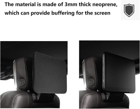 [2 حزمة] لعام 2021-2025 تشيفي تاهو الترفيه الخلفي للترفيه 12.6 "شاشة حامي الشاشة-Neoprene 3MM الصدمات ، مضاد للخلع ، قابلة للغسل in Kuwait