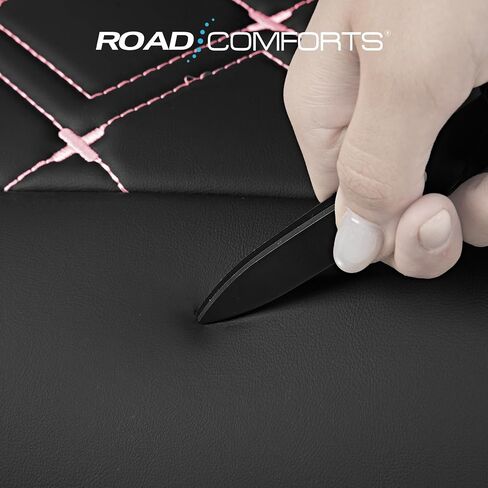 Road Comforts Seat Covers, Premium Leather Car Seat Covers Full Set for Women Girls,Airbag Compatible, Automotive Seat Covers Universal Fit Most Cars,Vans,Truck,SUV in Saudi Arabia