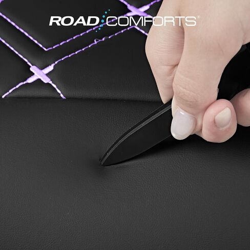 Road Comforts Seat Covers, Premium Leather Car Seat Covers Full Set for Women Girls,Airbag Compatible, Automotive Seat Covers Universal Fit Most Cars,Vans,Truck,SUV in Saudi Arabia