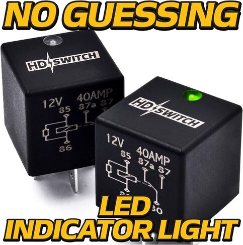 HD Switch RELAY RELAY W/LED يستبدل John Deere Quiktrak Mowers 636M ، 648M 648R ، 652B 652E 652M 652R 652R -EFI in Kuwait