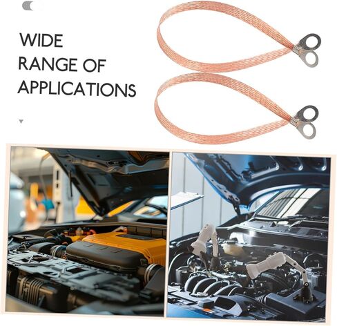 Luxshiny 10pcs عالية الأداء الأسلاك الأرضية الأسلاك الضفائر الضفائر سيارة مجموعة الأرض لوازم تأريض موثوقة موثوقة in Kuwait