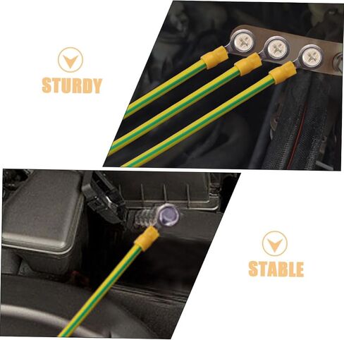 Zerodeko 20pcs Copper Ground Strap Kit for Automotive Engine Ground Wire with Terminal Plugs Durable Copper Construction for Efficient Electrical Systems in Saudi Arabia
