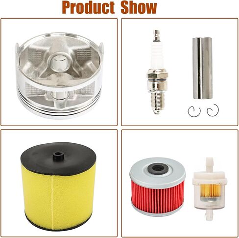 GXYWADY Big Bore Cylinder Top End Repair Kit Replacement for Honda Rancher 420 2007-2020 in Saudi Arabia