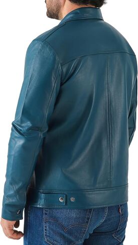 Jild Classic Shirt Twlar Leather Jacket Men - John Wick Style Lambbskin Mens Jacket Jacket in Saudi Arabia