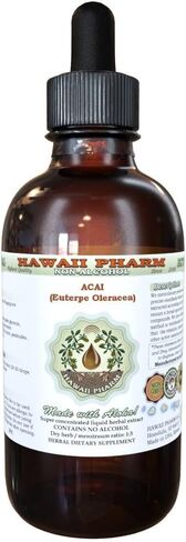 مستخلص سائل خالٍ من الكحول Acai ، Acai العضوي (Euterpe oleracea) التوت غليريت هاواي بيدل in Saudi Arabia