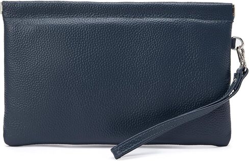 Genuine Leather Wristlet Handbags Purses Cell Phone Pocket Clutch Wallet Coin Purse For Men Women in Saudi Arabia