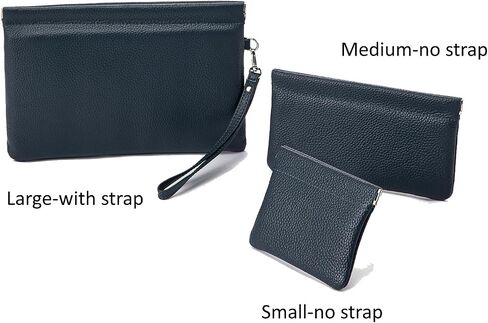 Genuine Leather Wristlet Handbags Purses Cell Phone Pocket Clutch Wallet Coin Purse For Men Women in Saudi Arabia