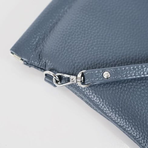 Genuine Leather Wristlet Handbags Purses Cell Phone Pocket Clutch Wallet Coin Purse For Men Women in Saudi Arabia