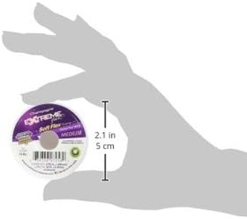 Soft Flex Extreme Flex Wire 19 Strand 48 mm x 10 Ft - Tarnish Resistant Jewelry Wire in Saudi Arabia