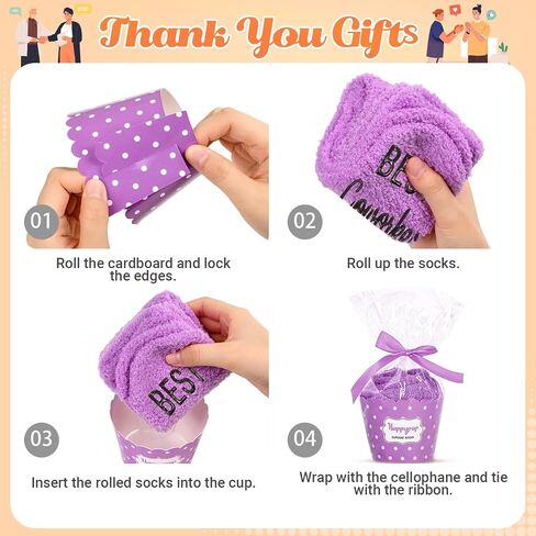 HAPPYPOP Funny Congratutions Gifts For Her Sober Gifts, Fuzzy Graduation socks Inspirational Cancer Motivational Cupcake Socks in Kuwait