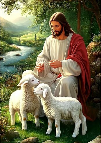 مجموعات الطلاء الماسي من CEOVR Jesus Nativity، فن الماس لعيد الميلاد المجيد للبالغين المبتدئين، فن الأحجار الكريمة DIY الحفر الكامل 5D، مجموعات الحرف اليدوية للكبار، ديكور الحائط للمكتب المنزلي 12 × 16 بوصة in Kuwait