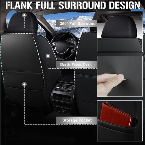 TTX LIGHTING Seat Covers Fit for VW/Volkswagen Passat 1999-2022 Full Set Car Seat Covers Waterproof Faux Leather Automotive Seat Protectors Cushion with Airbag Compatible(5 Seat,Beige) in Kuwait