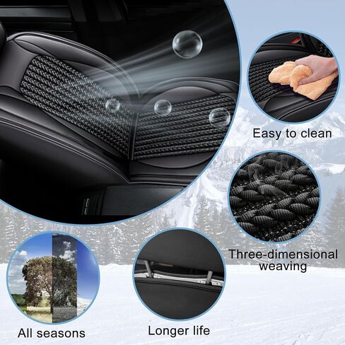TTX LIGHTING Seat Covers Fit for VW/Volkswagen Passat 1999-2022 Full Set Car Seat Covers Waterproof Faux Leather Automotive Seat Protectors Cushion with Airbag Compatible(5 Seat,Beige) in Kuwait