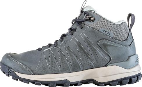 حذاء Oboz Sypes Mid Leather B-Dry للمشي لمسافات طويلة - للنساء Peppercorn 9 Wide in Kuwait