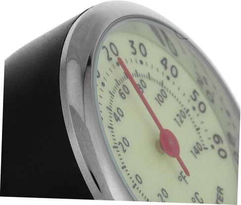 Car Window Thermometer Luminous Car Temperature Gauge Self Adhesive Automotive Thermometer for Outdoor Use Continuous Temperature Updates Compact Design Easy Installation in Saudi Arabia