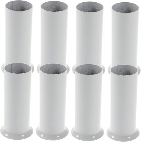 6pcs الأكمام قاعدة الثريا الأكمام الشمعة المعدنية أغطية المقبس المصباح لإضاءة المصباح لتركيبات الزخرفة سهلة التثبيت الرجعية تصميم أبيض للمصابيح البلورية المنزلية in Saudi Arabia