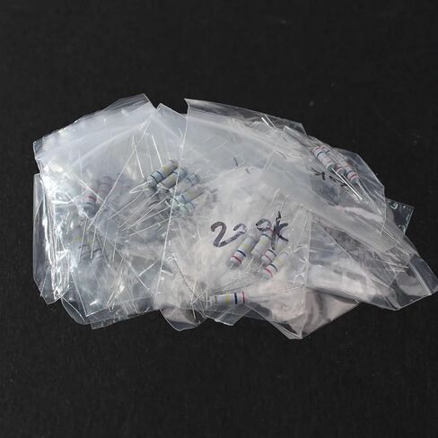 0.1R-750R 1K-820K OHM 2W مجموعة مقاوم أفلام الكربون ، 30 قيمًا*5pcs Resistencias Electronica electronica diy kit pack (1K-820K) in Saudi Arabia