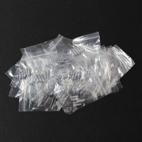 0.1R-750R 1K-820K OHM 2W مجموعة مقاوم أفلام الكربون ، 30 قيمًا*5pcs Resistencias Electronica electronica diy kit pack (1K-820K) in Saudi Arabia