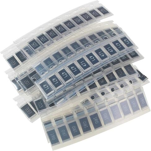 330pcs/set SMD 2512 مقاومة مجموعة متنوعة 5 ٪ 1R-1M KITORES 33 القيم 10pcs لكل مكونات إلكترونية DIY in Saudi Arabia