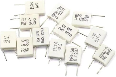 10pcs BPR56 5W 0.001 0.1 0.15 0.22 0.25 0.33 0.5 أوم مقاوم الأسمنت الخزفي غير الحثية 0.1R 0.15R 0.22R 0.25R 0.33R 0.5R (0.02 أوم) in Saudi Arabia
