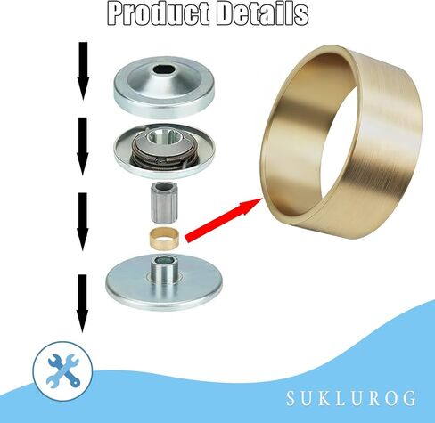 (2 PCS) 200349A محول عزم الدوران بجلنغ متوافق مع الدراجة الصغيرة و GO KART المستخدمة في بكرات سائق 30 سلسلة من 1-1/16 "قطرها بوست البرونز المتوهجة القطر in Kuwait