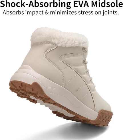 أحذية ثلجية Neoto للسيدات خفيفة الوزن معزولة الفراء الفراء الشتاء الجوارب الكاحل سيدات مريحة في الهواء الطلق أحذية في الهواء الطلق in Kuwait