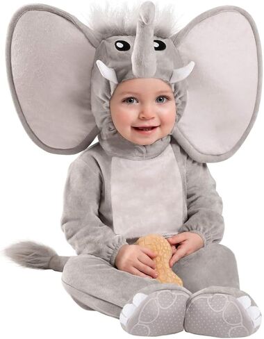 Spirit Halloween Baby Animals Costume Dress Up Outfit One Piece Cozy Costume | Halloween in Kuwait