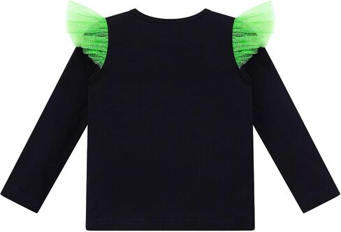 Fymnsi Baby Girls Costumeen Cortume Brum Print T-Shirt Tutu Skirt and Magic Wand/Hat 3pcs Princess Witch Cosplay Outfits in Saudi Arabia