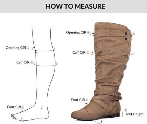 Mysoft Womens Extra Wide Boots Knee High Rlucky Flat Widd Width Tall Shoes Side Side in Saudi Arabia