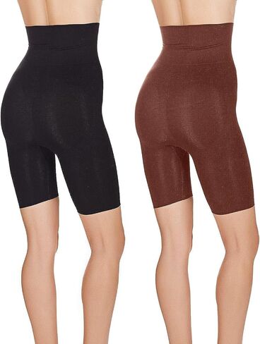 MeMoi 2 Pack Extra High-Waisted Bonded Thigh Shapers in Saudi Arabia