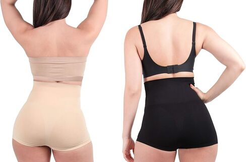 MeMoi 2 Pack Extra High-Waisted Bonded Thigh Shapers in Saudi Arabia