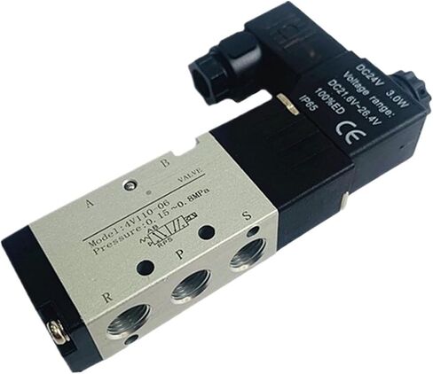 5 طريق المنفذ 2 الموضع 4v110-06 صمام الملف اللولبي الهواء 12V 24V 220V (4V110-06 AC220V) in Saudi Arabia