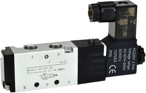 5 طريق المنفذ 2 الموضع 4v110-06 صمام الملف اللولبي الهواء 12V 24V 220V (4V110-06 AC220V) in Saudi Arabia