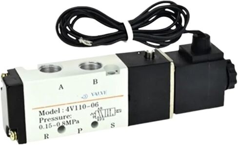 5 طريق المنفذ 2 الموضع 4v110-06 صمام الملف اللولبي الهواء 12V 24V 220V (4V110-06 AC220V) in Saudi Arabia
