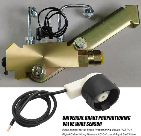 MDEOOSKY Universal Brake Proportioning Valve Wire Sensor, Replacement for All Brake Proportioning Valves PV2 PV4 Pigtail Cable Wiring Harness (Black) in Saudi Arabia