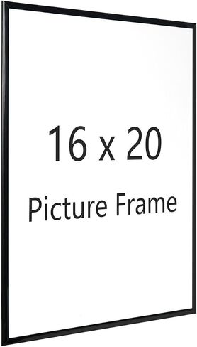 kennethan Poster Frame Black 3 Pack,Slide-In Strips Proof Poster Picture Frames for Photos, Posters, Art Prints, Horizontal or Vertical Wall Mounting (Black, 12x16-3 Pack) in Saudi Arabia