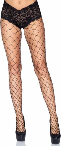 Leg Avenue Women's Fence Fishnet Tights with Boy Short Lace Top in Saudi Arabia