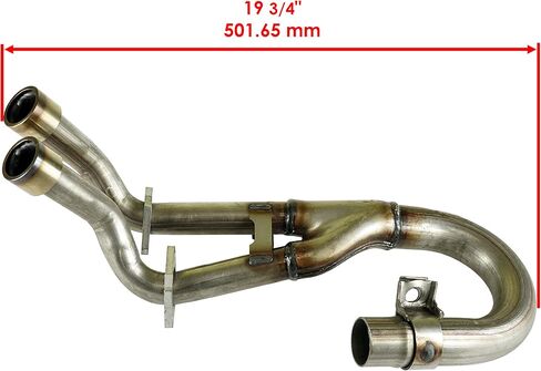 Caltric Muffler and Muffler Pipe مع حشوات متوافقة مع Yamaha Rhino 660 YXR660 2004 2005 2007 in Saudi Arabia