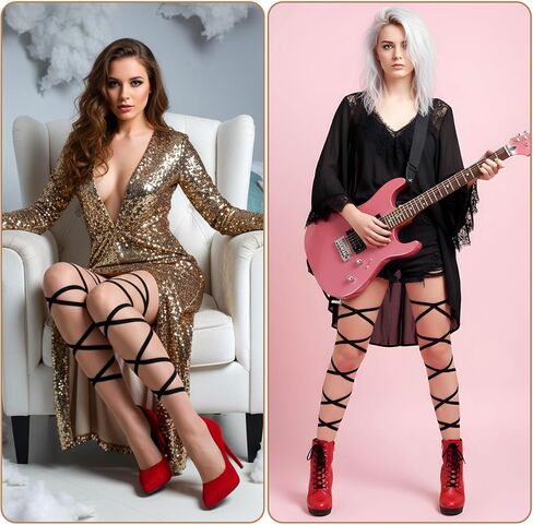 2 PCS لفات الساق المرنة ، إكسسوارات هذيان مثير ، إكسسوارات رافعة الفخذ للنساء ، مهرجانات الموسيقى الرقص كوتشيلا للنساء ، مجوهرات الجسم ، فخذ الفخذ النسائي in Kuwait