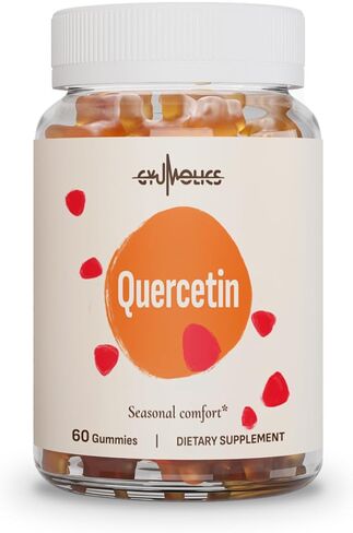 Quercetin 500mg Gummies for Kids ، مع Bromelain ، و Vitamin C & D3 ، و Stinging Nettle & عرق السوس ، والتوازن الموسمي ، والدفاعات ، النباتي ، 60 Gummies in Saudi Arabia