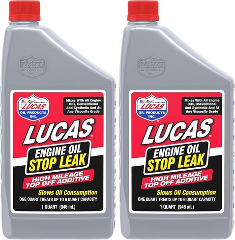 Lucas Oil Engine Oil Stop Leak Top Off Additive/12x1/Quart in Saudi Arabia
